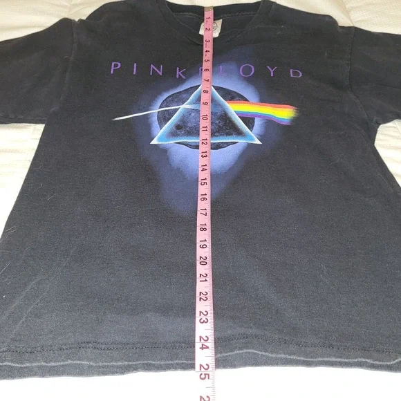 Pink Floyd Dark Side of the Moon VTG Y2K Black Delta Pro Weight T-Shirt M - Picture 6 of 6
